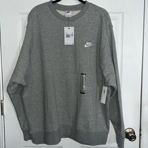 Nike Logo-embroidered Cotton-Blend Jersey Sweatshirt